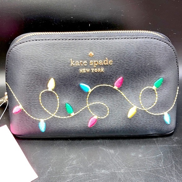 Kate Spade Xmas Lights cosmetic bag - Picture 4 of 6